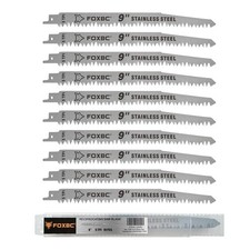 FOXBC 9" Stainless Steel Saw Blades for Frozen Meat Bone - 10 Pack