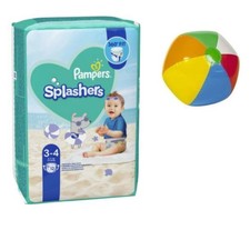 Small - Splashers Swim Diapers Disposable Swim Pants, 13-24 lb , 12 Count ...