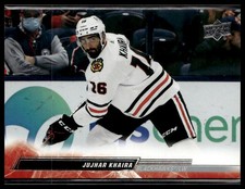 Jujhar Khaira 2022-23 Upper Deck #39 Chicago Blackhawks