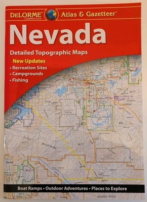 Delorme Atlas & Gazetteer: Nevada (Paperback or Softback) 2021 11E