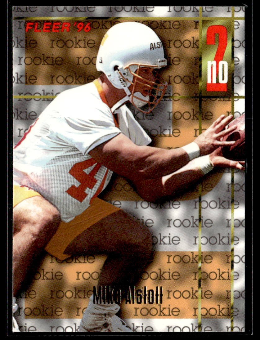 1996 Fleer #142 Mike Alstott Rookie Card RC