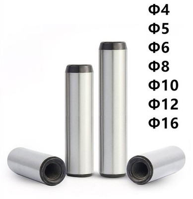 Steel Parallel Pins With Internal Thread Φ4 Φ5 Φ6 Φ8 Φ10 Φ12 Φ16