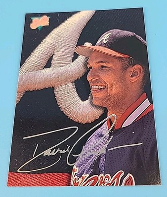 1993 Leaf David Justice #173 Studio Atlanta Braves Baseball Card