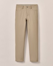 johnnie-O Fusionn Jr. Knit Pull-On Performance Pants Boys Light Khaki FUSIONN