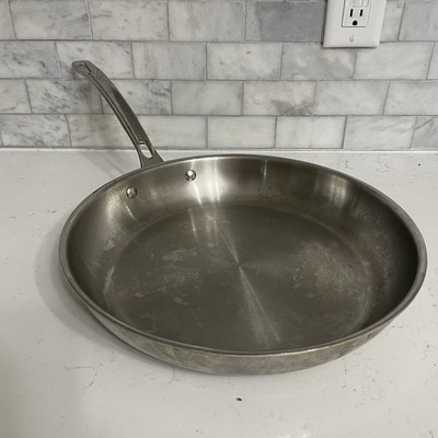 Viking 12  18/8 Stainless Steel Fry Pan 3- Ply Bonded W/Aluminum Core