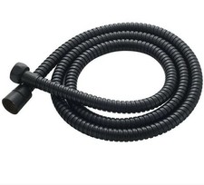 Wąż hydrosole SAPFLE0077NE - czarna stal podwójna zaciskana