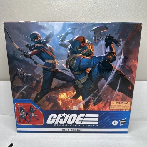 G.I. Joe Classified Series BLUE NINJAS 2-Pack 6” Figure Hasbro MIB #51