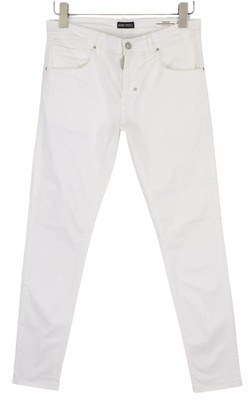 Antony Morato Gilmour Men's Pants W30 White Super Tight For Zipper RRP 130