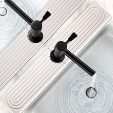 24 Inch Stone Faucet Mat for Kitchen Sink,Kitchen Sink Splash Guard-Water Abs...