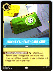Baymax's Healthcare Chip 166/204 Azurite Sea Lorcana Common