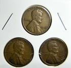 1944-P 1944-D 1944-S  Lincoln Wheat Copper Penny Cent - 3 Coin Set [USP-357] — photo 1