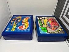 Lot of 96 Hot Wheels lines Mixed Cars in 2 Original Mattel 48-Car Carry Cases
