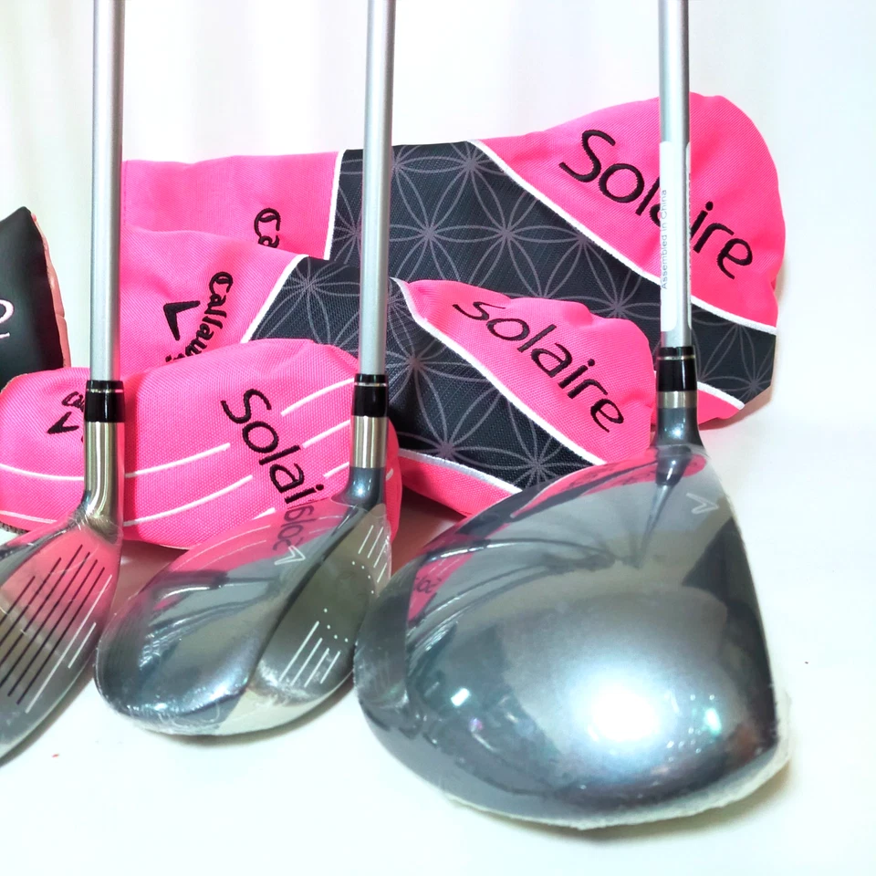 Callaway Solaire Ladies Full Golf Club Set Driver 5W 6H 7I 9I PW SW PT No Bag - Image 4 of 4
