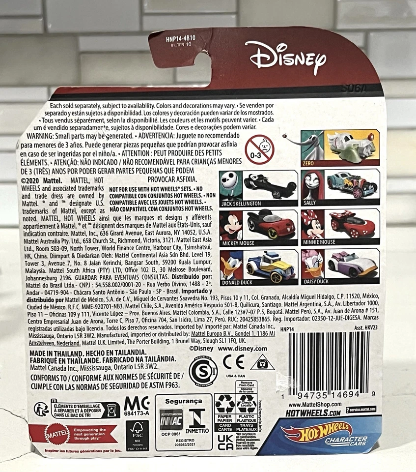 Автомобиль с персонажем Микки Мауса Disney Hot Wheels - Изображение 3 из 4