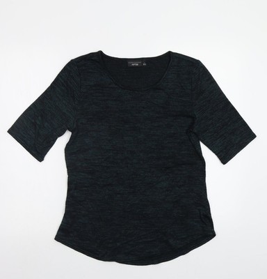 Apt. 9 Damen grün Strick Basic T-Shirt Größe L
