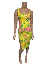Vtg Dolce & Gabbana D&G Floral Print Dress IT 42