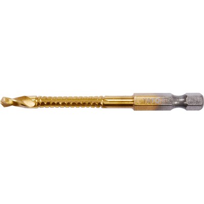 FRÄSBOHRER 5,0MM 118° HSS 4241 TiN 58-62HRC 1/4'' HEX