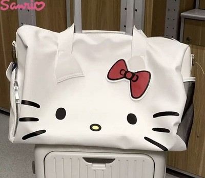 Hello Kitty   Weekender Travel Duffel Bag White ! TRENDING GOING FAST!