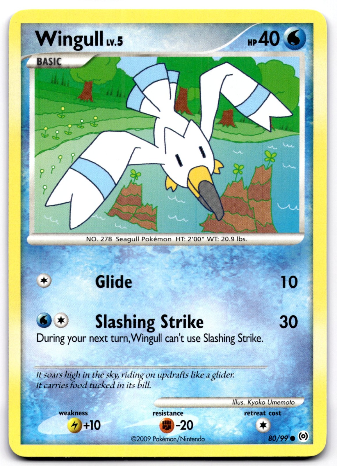 Wingull (80) 80/99 - Pokemon Arceus - NM