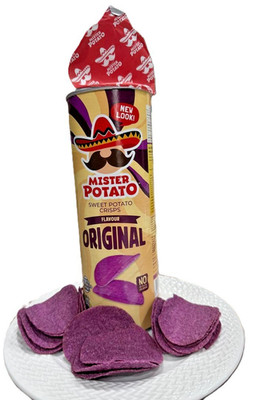 Mister Potato Süßigkeiten Kartoffel Lila Chips Neu Optik Original Aroma 118g - 4