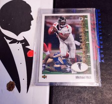 2002 Upper Deck 1989 Authentics Michael Vick Gold #01/25 High Grade 