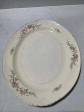 Homer Laughlin Eggshell Georgian Cashmere Large Oval Serving Platter