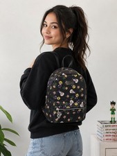 Hunter X Hunter Mini Backpack Black Chibi Anime Characters Gon Killua Kurapika