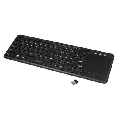 LogiLink Tastatur mit Touchpad - Schwarz