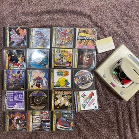 SEGA Saturn Console Memory Card Games Lot 20 Set DonPachi X-MEN Cyberbots JP
