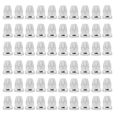 60pcs 33mm Universal Chrome Truck Wheel Hub Covers Push-in Type ABS Plastic