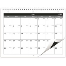Calendar 2026-2027 - Wall 2026-2027, 8.5" x 11", 18 Month from black