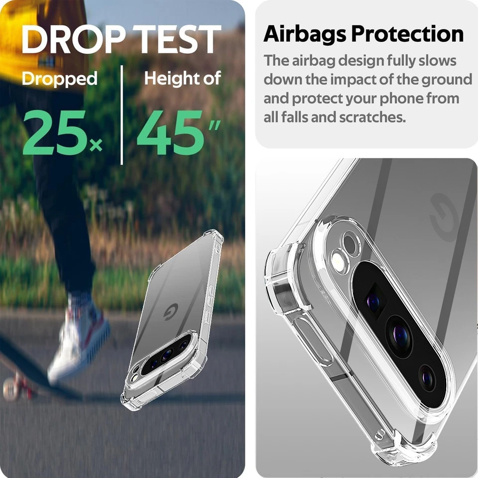 Wholesale Lot For For Google Pixel 10 Pro XL 9 8 7 6 Clear Soft TPU Case Cover - Image 4 of 4