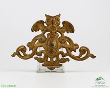 Sammlerobjekt Guss Ornament Eule Möbel Tür Schrank Nostalgie