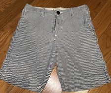 Boys Abercrombie Kids Size 14 Blue striped Shorts