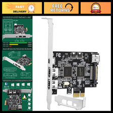 4-Port PCIe Firewire 400 Expansion Card, 1394A, Plug  Play for Windows/MAC, 400