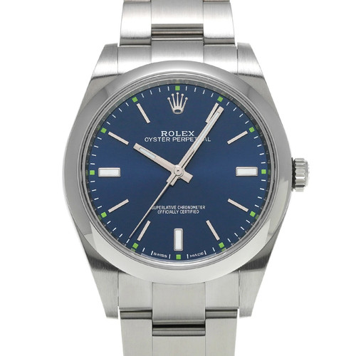 ROLEX Oyster Perpetual 39 114300 Blue Men's Used Watch #41330