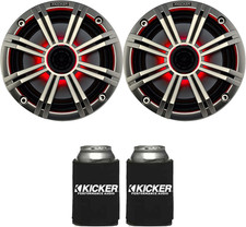 6.5" Silver LED Marine Speakers Qty 2 1 Pair of OEM Speakers