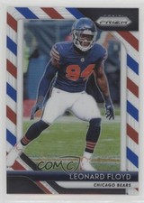 2018 Panini Prizm Red White & Blue Prizm Leonard Floyd #168 0w8