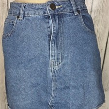 Cotton On Blue Denim Mini Skirt Festival 6 cottagecore Staple Classic