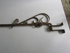 Antique Art Deco Single Swing Arm Curtain Rod Adjustable Cast Bronze Metal — photo 6