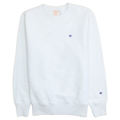 Champion Herren Sweatshirt weiß XL Reverse Weave Rundhalsausschnitt