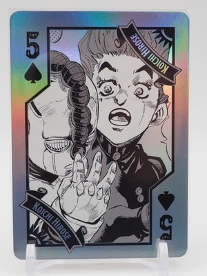 Koichi Hirose JoJo's Bizarre Adventure Playing cards 5 Spade Holo Japan ii612