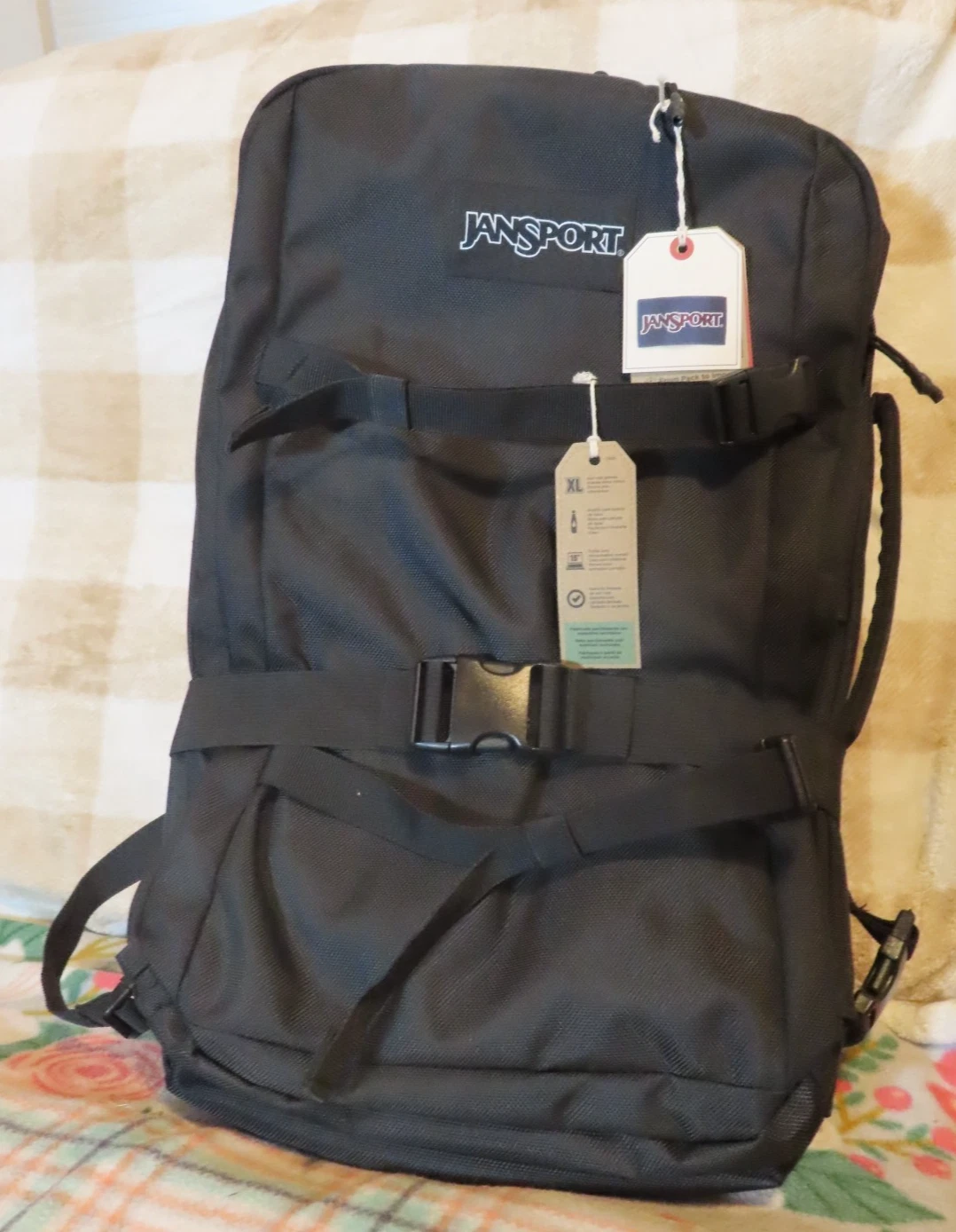 New JanSport JS0A85VC008 1680D Polyester Venture Large Backpack, NWT