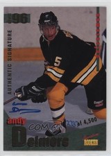 1995 Signature Rookies Draft 96 Auto 2732/4500 Andy Delmore #7 Auto 1cx3