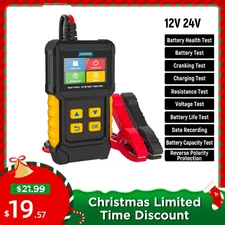 12V 24V Car Battery Tester Truck Battery Analyzer Cranking Charging Voltage Test