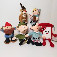 Lot Of 6 CVS Stuffins Rudolph The Red Nosed Reindeer 8" Plush Misfit Toys Elf
