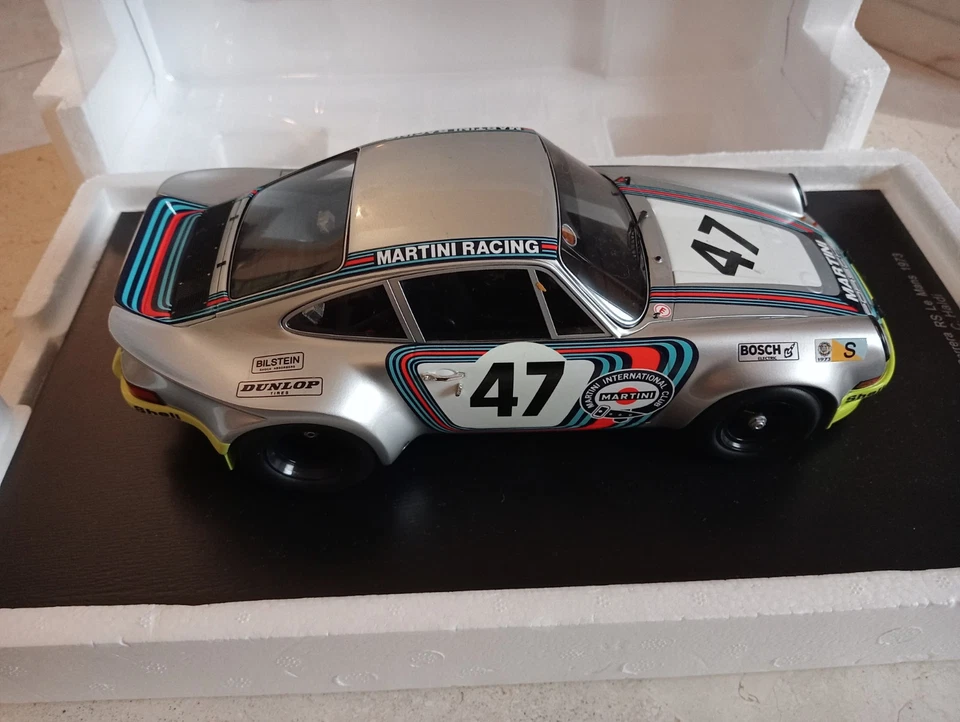 RARISSIMA SPARK 1/18 - PORSCHE CARRERA  24 H Le Mans 1973 #47 - Immagine 4 di 4
