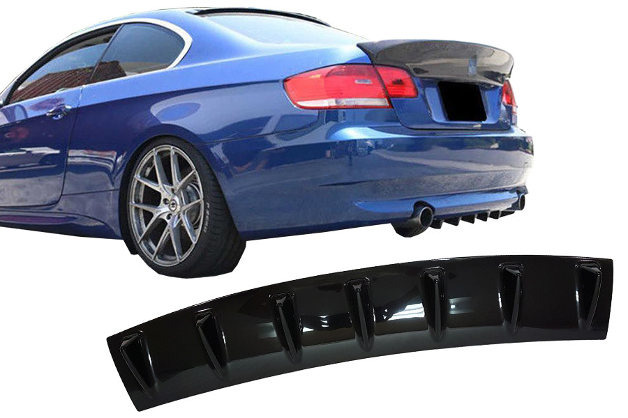 Glossy BLACK Painted Diffuser Trim Suitable for VW Suitable for CADDY III Estate