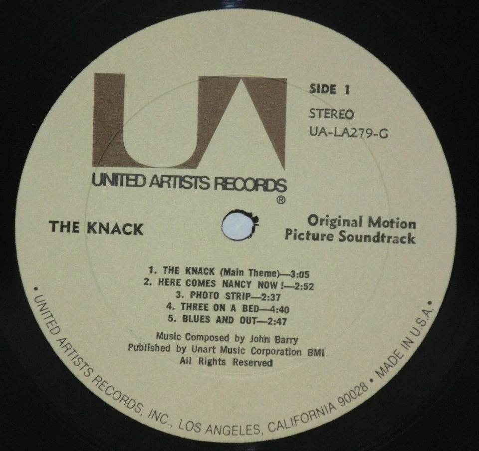 THE KNACK And How To Get It OST LP 1965 Plays Well UA-LA279-G John Barry Foto 2 de 3