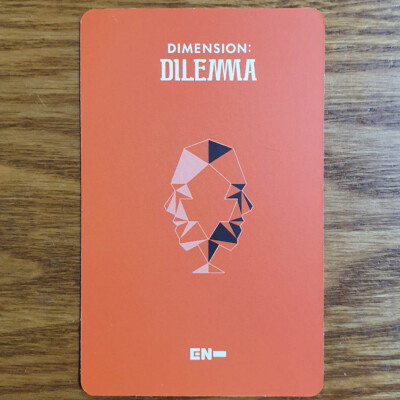 Group Cut Official Photocard Enhypen 1st Album Dimension